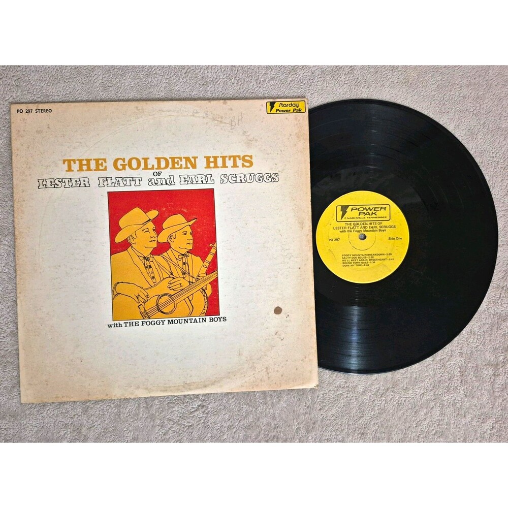 Power Pak Lester Flatt & Earl Scruggs The Golden Hits Vinyl LP Stereo PO 297